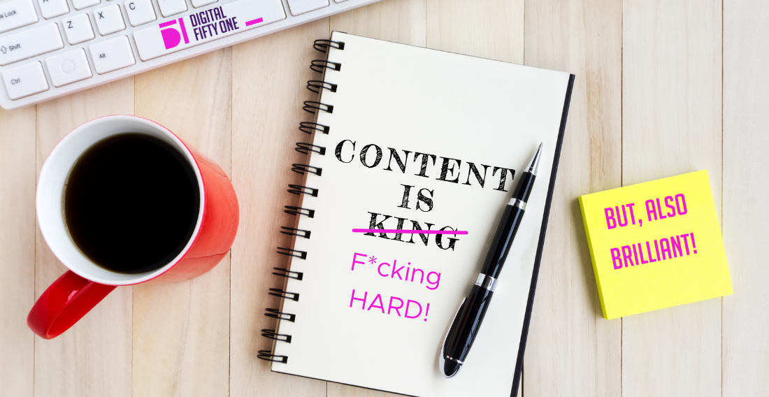 Content writing is brilliant, but f*cking hard!